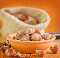 Image showing hazelnuts