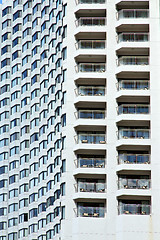 Image showing  bangkok terrace     district palaces       line   skyscraper