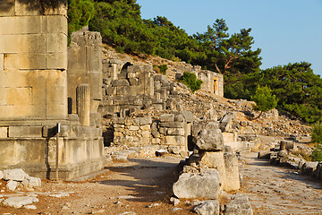 Image showing  ruins stone and theatre in  antalya  arykanda  