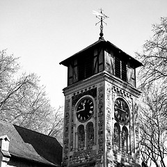 Image showing in cemetery  england europe old construction and    history