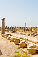 Image showing the column     construction asia turkey  temple 