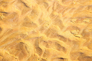 Image showing brown dry sand in sahara desert morocco africa erosion 