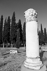 Image showing and the roman temple history pamukkale    old construction in as