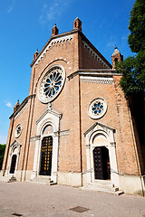 Image showing building in italy europe milan religion       and sunlight