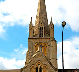 Image showing in notting hill england europe old construction and    history