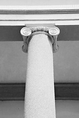 Image showing abstract old column in the  country  of europe italy and marble 