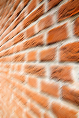 Image showing abstract step   brick in  italy old wall and texture material th
