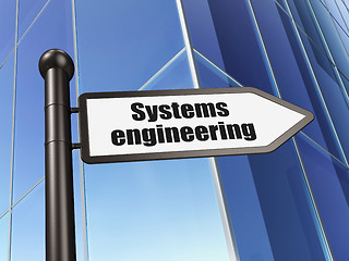 Image showing Science concept: sign Systems Engineering on Building background