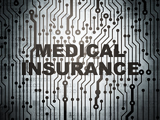 Image showing Insurance concept: circuit board with Medical Insurance