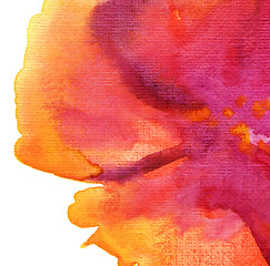 Image showing Abstract watercolor painted background