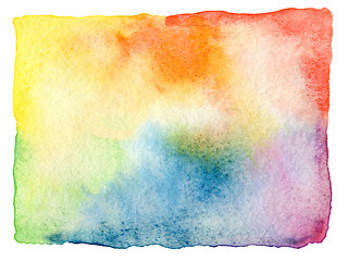 Image showing Abstract watercolor painted background