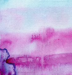 Image showing Abstract  watercolor painted background