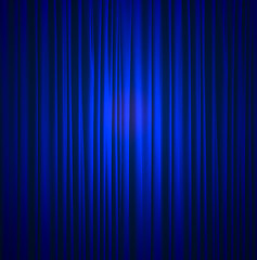 Image showing blue silk curtain background