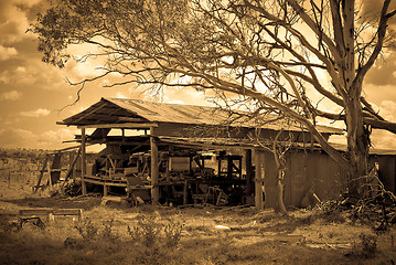 Image showing the old farm shed