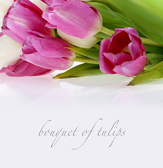 Image showing bouquet of tulips