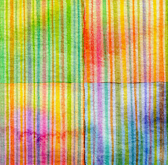 Image showing Abstract  square watercolor painted background