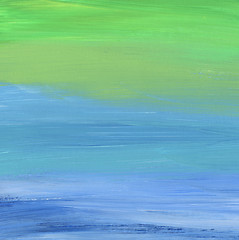 Image showing Abstract acrylic hand painted background