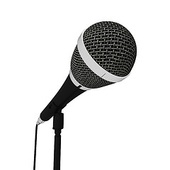 Image showing Microphone Closeup Musical Shows Songs Or Singing Hits