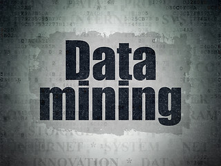 Image showing Data concept: Data Mining on Digital Paper background