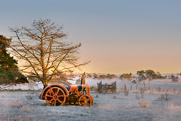 Image showing old tractor