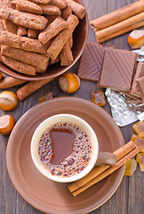 Image showing coffee with chocolate