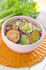 Image showing fried eggplant