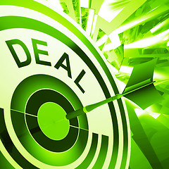 Image showing Deal Means Bargain Or Partnership Agreement