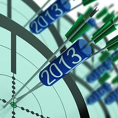 Image showing 2013 Accurate Dart Target Shows Successful Future