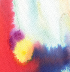 Image showing Abstract  watercolor painted background