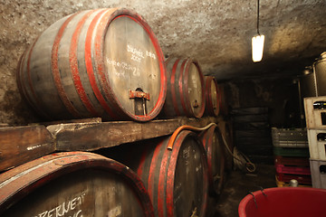 Image showing wine cellar