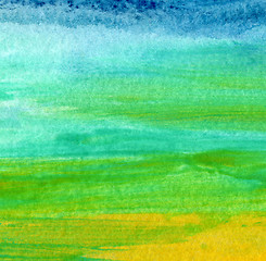 Image showing Abstract acrylic and watercolor painted background