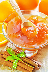 Image showing orange jam