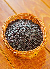 Image showing black rice