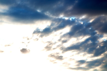 Image showing the tropical sky in   mystic nature