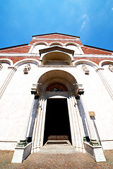 Image showing column old    in italy europe    and sunlight