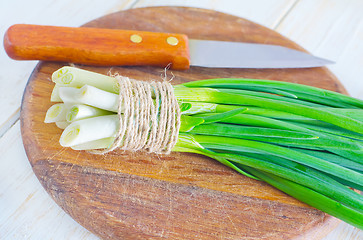 Image showing green onion