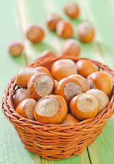 Image showing hazelnuts