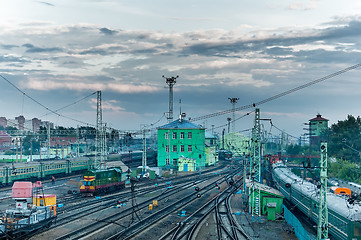 Image showing Novosibirsk railway station. Russia