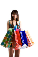 Image showing Shopping woman