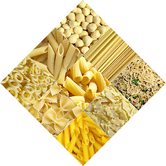 Image showing Pasta collage