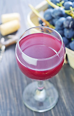 Image showing homemade wine in glass