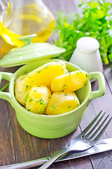 Image showing boiled potato