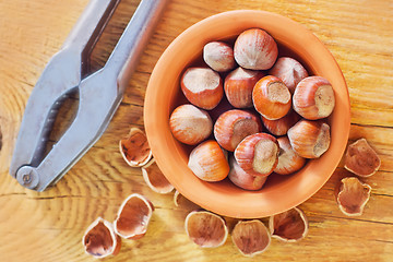 Image showing hazelnuts