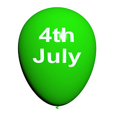 Image showing Fourth of July Balloon Shows Independence Spirit and Promotions