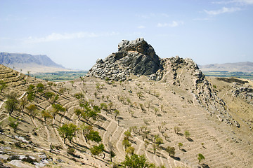 Image showing Mountain tracks.