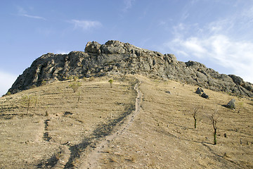 Image showing The country of mountains.