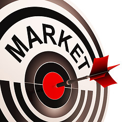 Image showing Target Market Means Consumer Targeting