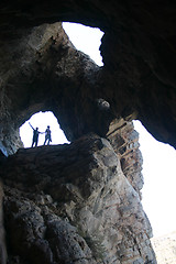 Image showing Cave.Silhouette/