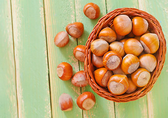 Image showing hazelnuts