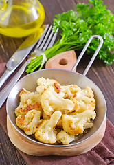 Image showing fried cauliflower